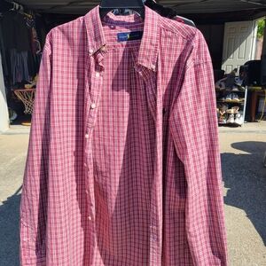 Ralph Lauren Men's Pink Checkered Shirt